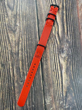 Load image into Gallery viewer, NATO Strap - Wickett & Craig English Bridle - Red
