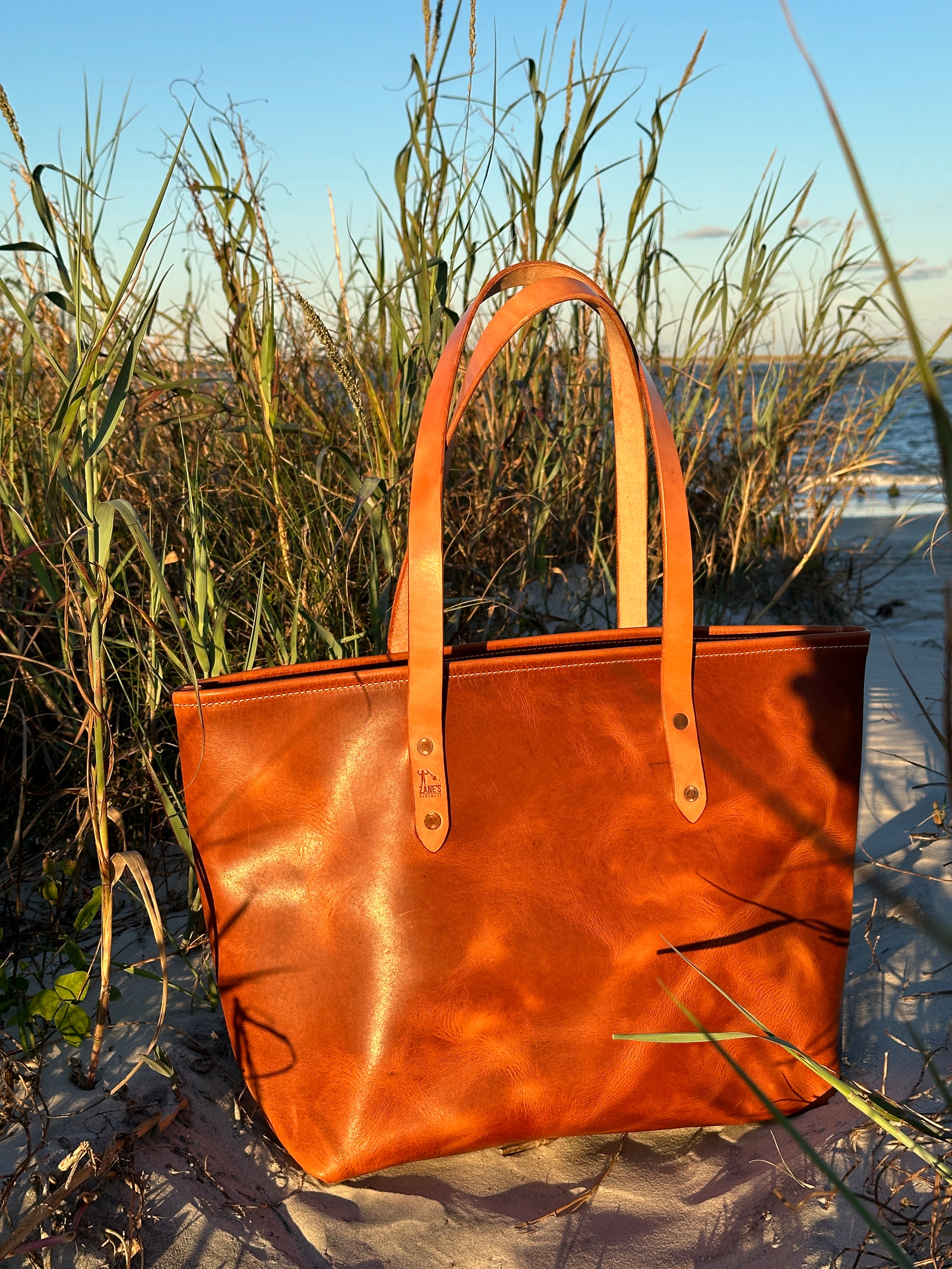 Large Tote - Horween Dublin – Zane's Handmade
