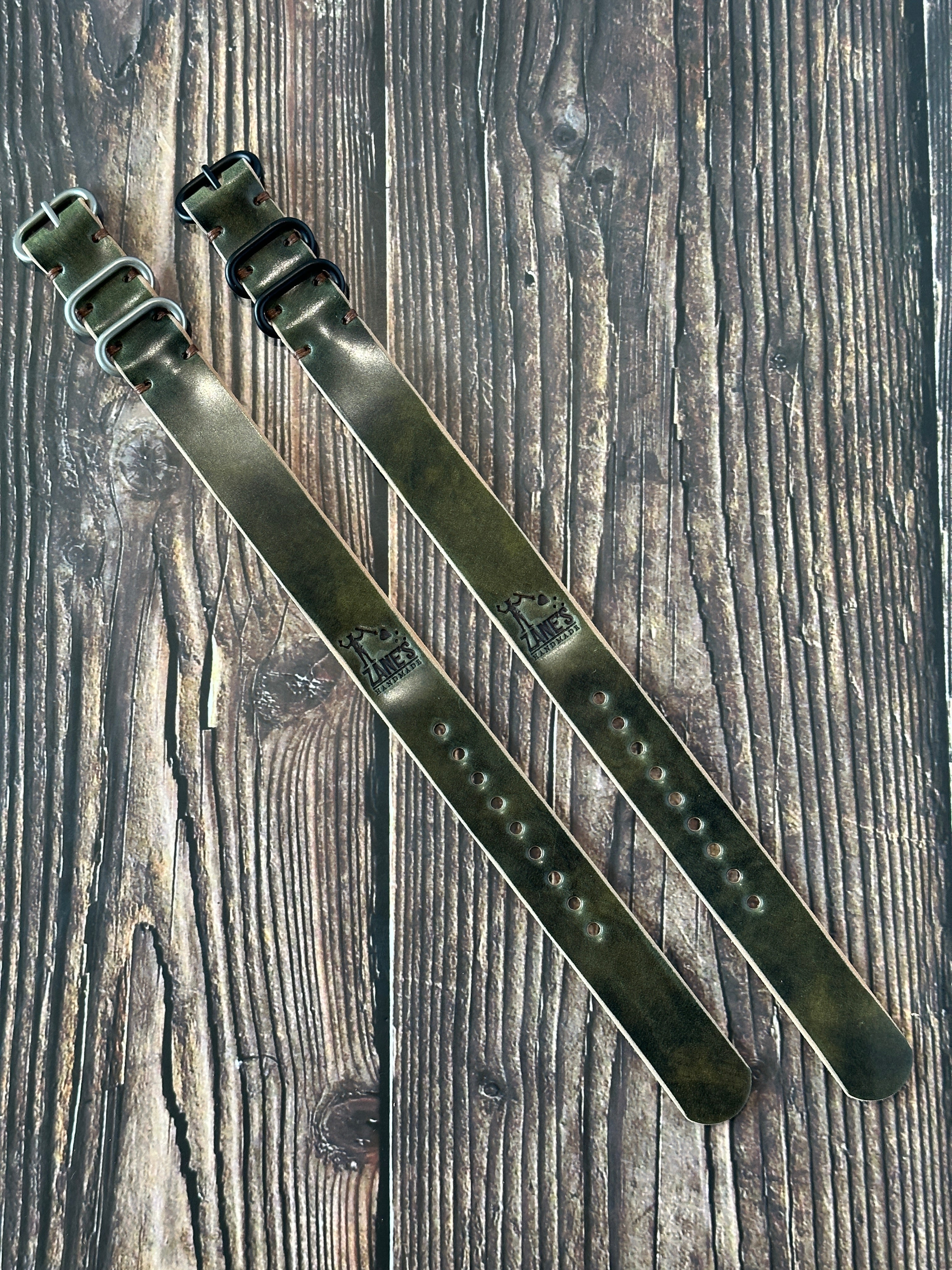 Zulu Strap - Rocado Shell Cordovan – Zane's Handmade