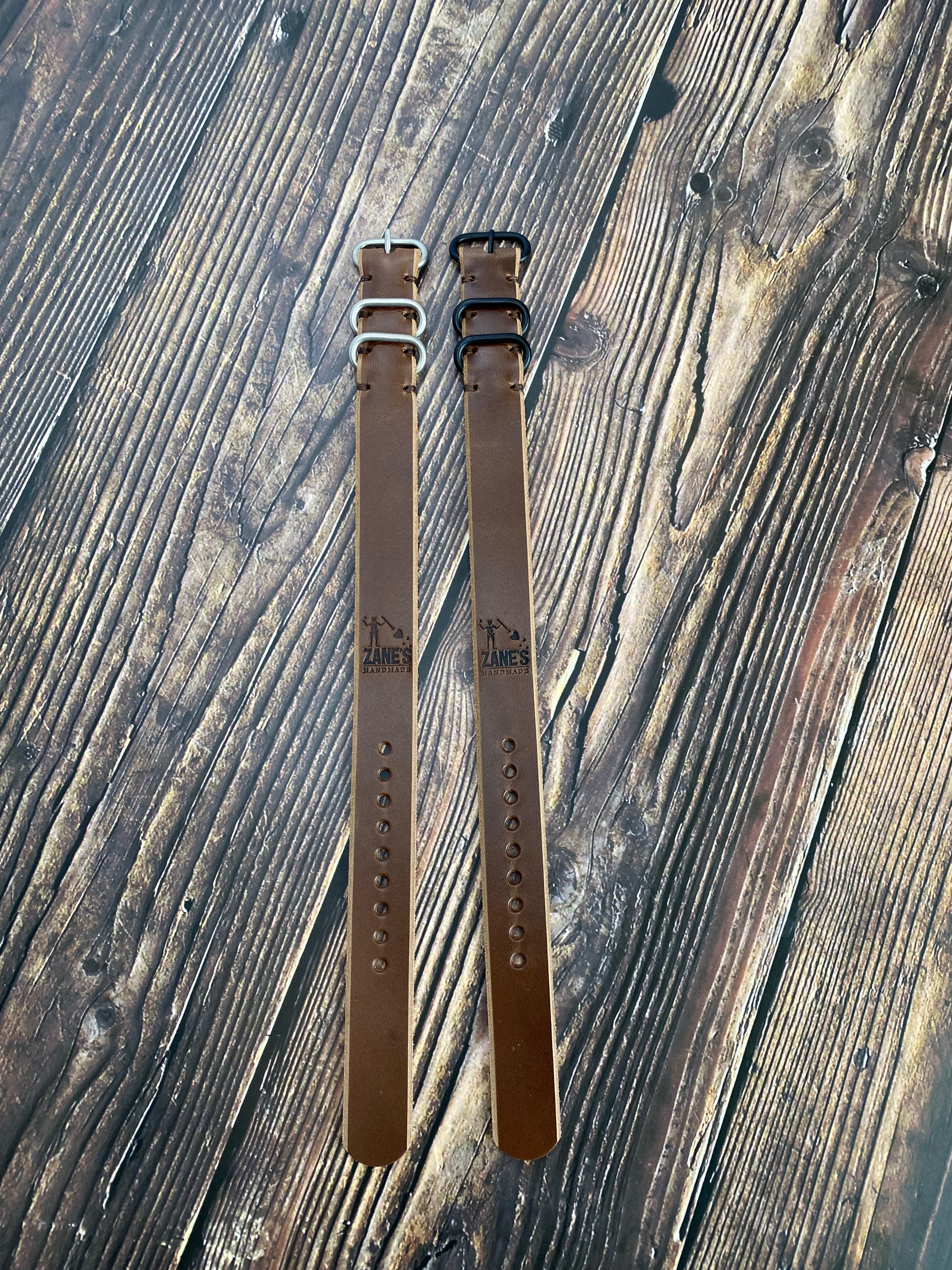 Zulu Strap - Horween Chromexcel - Natural – Zane's Handmade