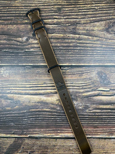 NATO Strap - Horween Chromexcel - Olive Brown